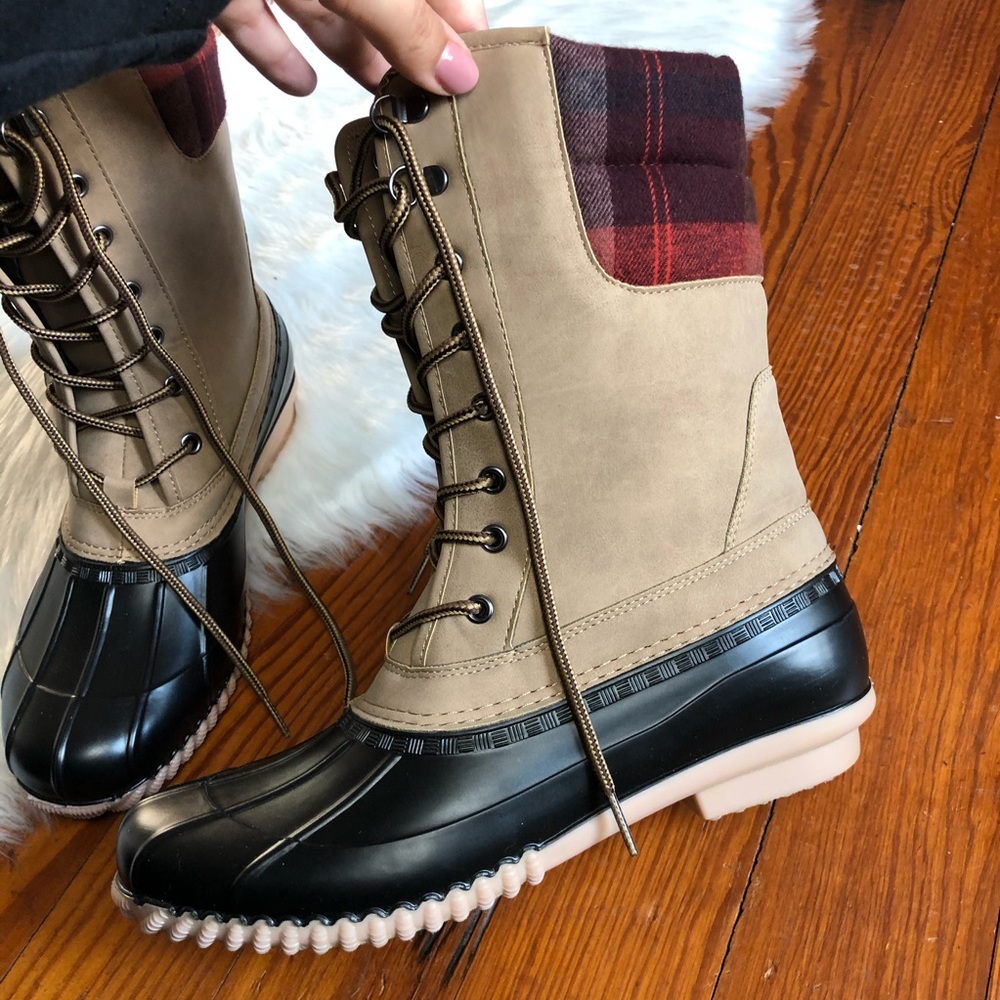 Plaid Muck Boots